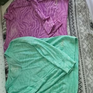 2 Aeropostale long sleeve tees